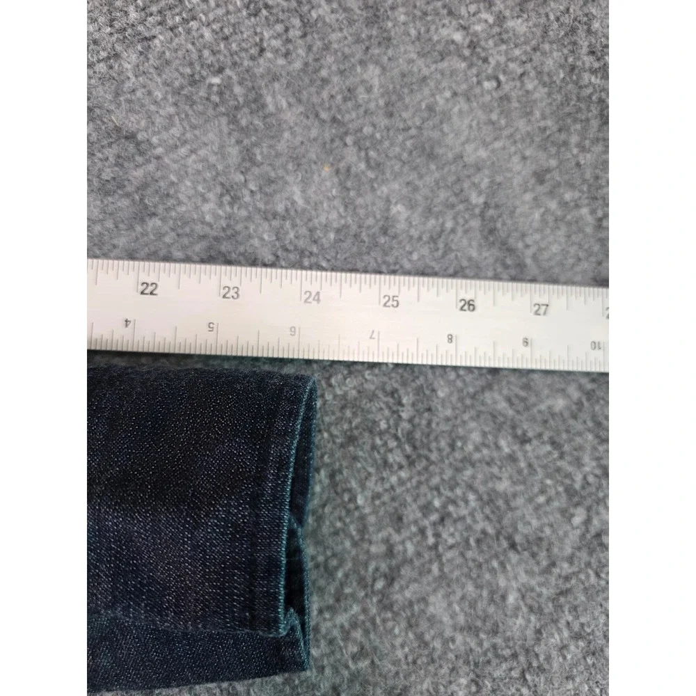 Lauren Ralph Lauren Denim Shirt Womens Medium Blue Long Sleeve Button Up Pocket - Picture 10 of 12